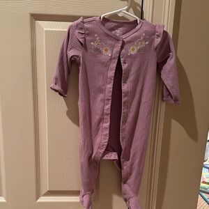 Carter's Purple Floral Kids One Piece